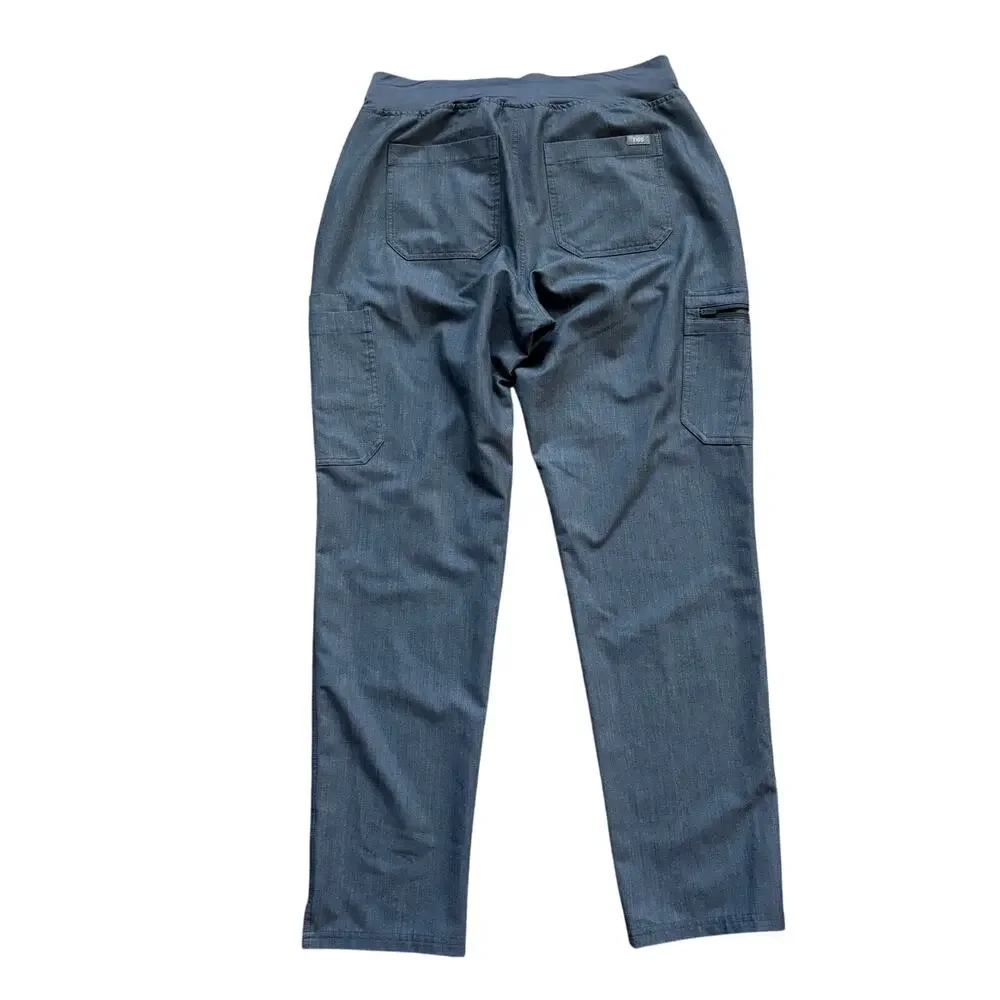 FIGS Technical Collection Cairo Cargo Scrub Pants – Gray Stretch‎ – Men’s L